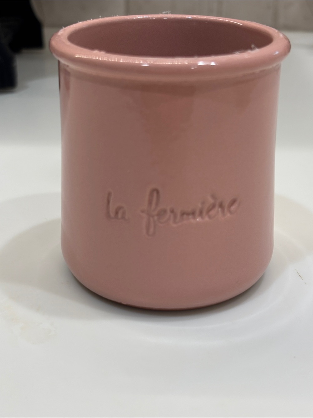 La Fermière Summer 2026 Pink Ceramic Yogurt Pot